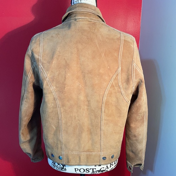VINTAGE Leather jacket reversible S/M - Picture 7 of 13